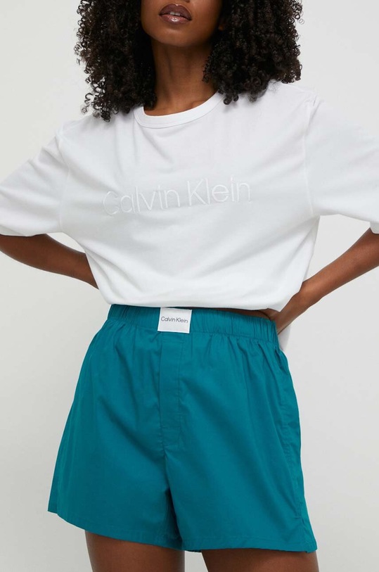 Odzież Calvin Klein Underwear piżama 000QS7191E biały