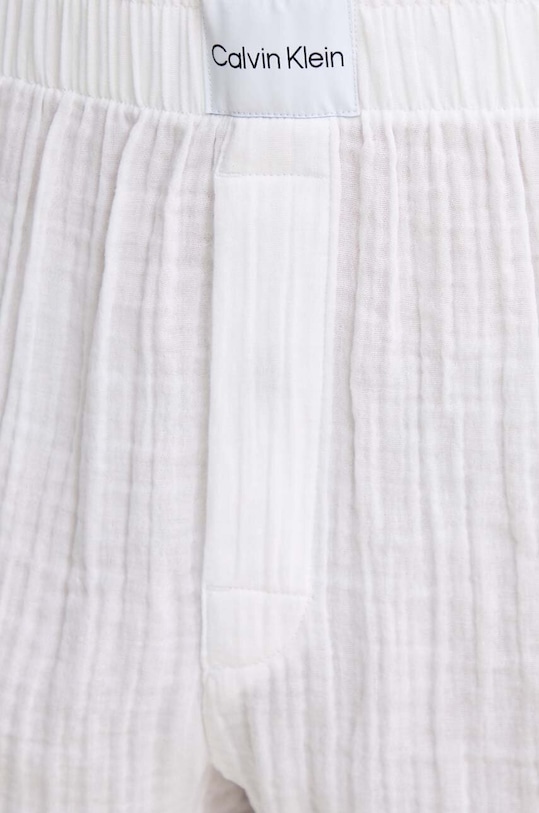 Bavlněné pyžamové šortky Calvin Klein Underwear béžová 000QS7139E