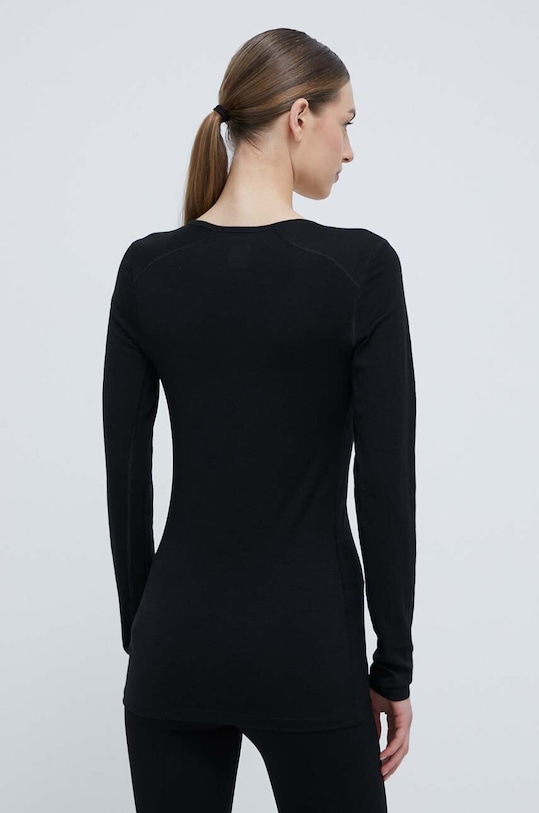 Icebreaker longsleeve funcțional 200 Oasis IB1043780011 negru SS24