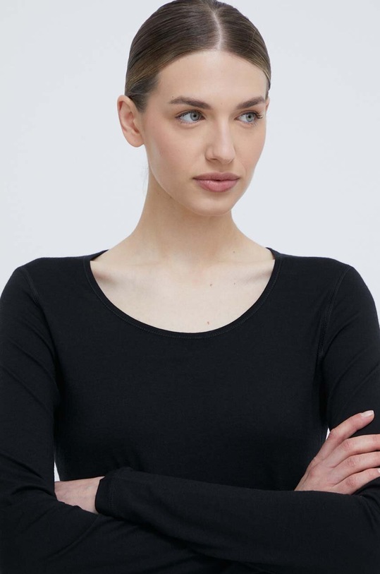 Îmbrăcăminte Icebreaker longsleeve funcțional 200 Oasis IB1043780011 negru