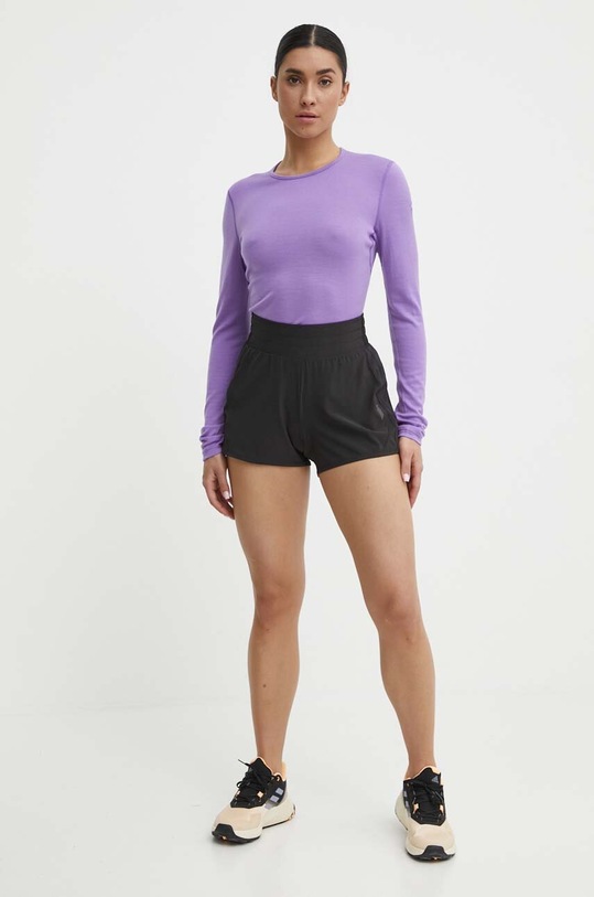 Funkčné tričko s dlhým rukávom Icebreaker 260 Tech LS Crewe IB104387B731 fialová SS24