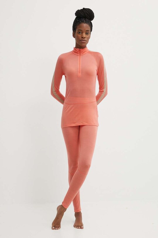 Функциональный лонгслив Icebreaker 125 ZoneKnit Merino Blend IB0A56XFB951 оранжевый SS24
