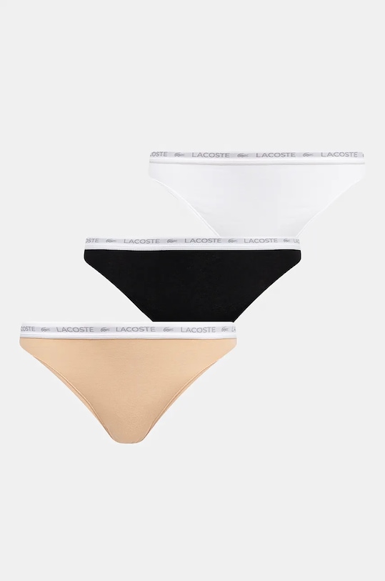 Lacoste mutande pacco da 3 semplice nero 8F1338