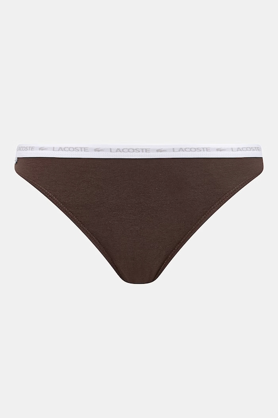 Tangá Lacoste 3-pak biela 8F1341