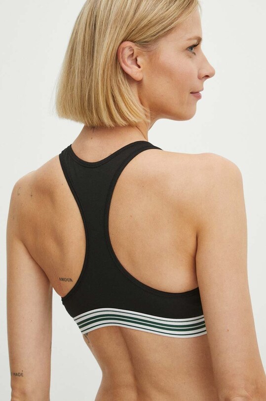 Lacoste sutien IF8179 negru SS25