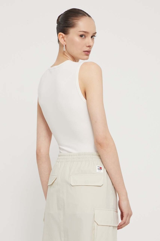 Odzież Tommy Jeans body DW0DW18127 beżowy