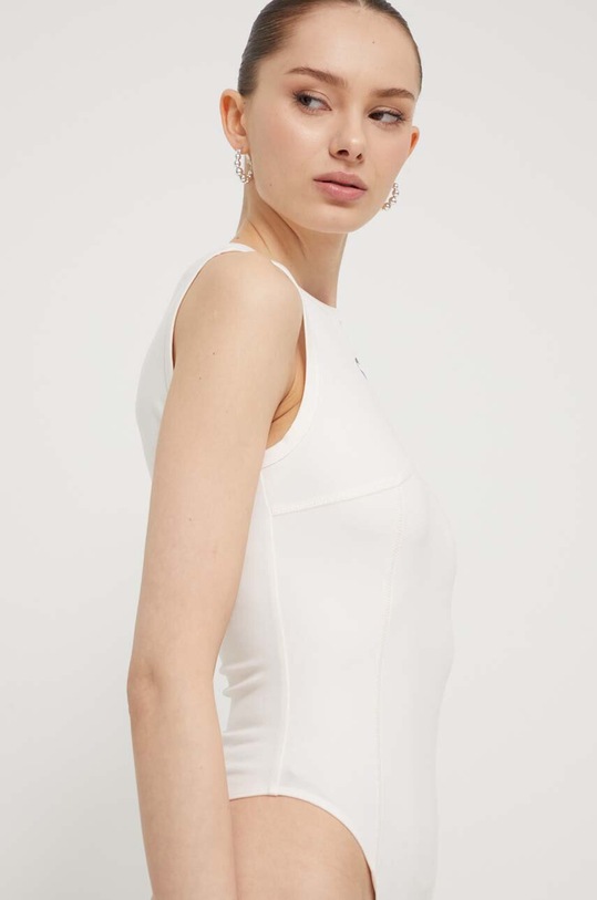 Tommy Jeans body beżowy DW0DW18127