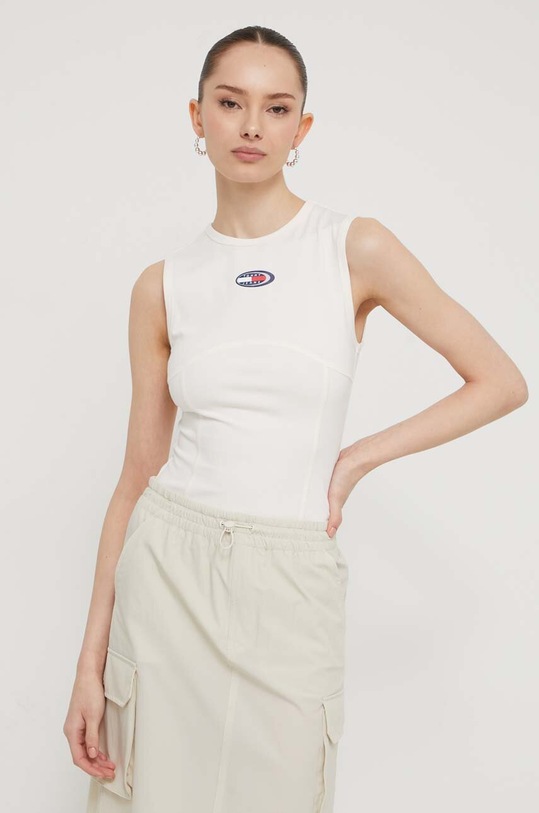 Tommy Jeans body DW0DW18127 beżowy