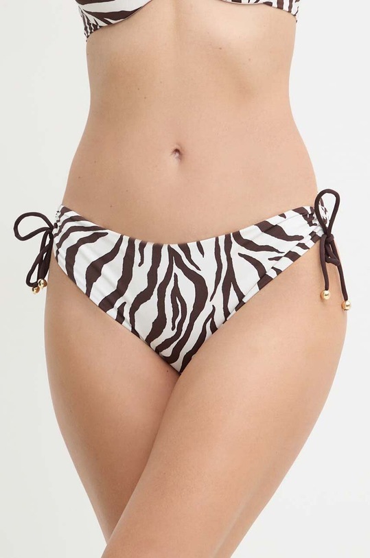 Долнище на бански Max Mara Beachwear долнище кафяв 2416821289600