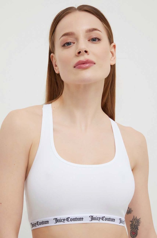 Juicy Couture sutien moale alb JCLBT223517.117