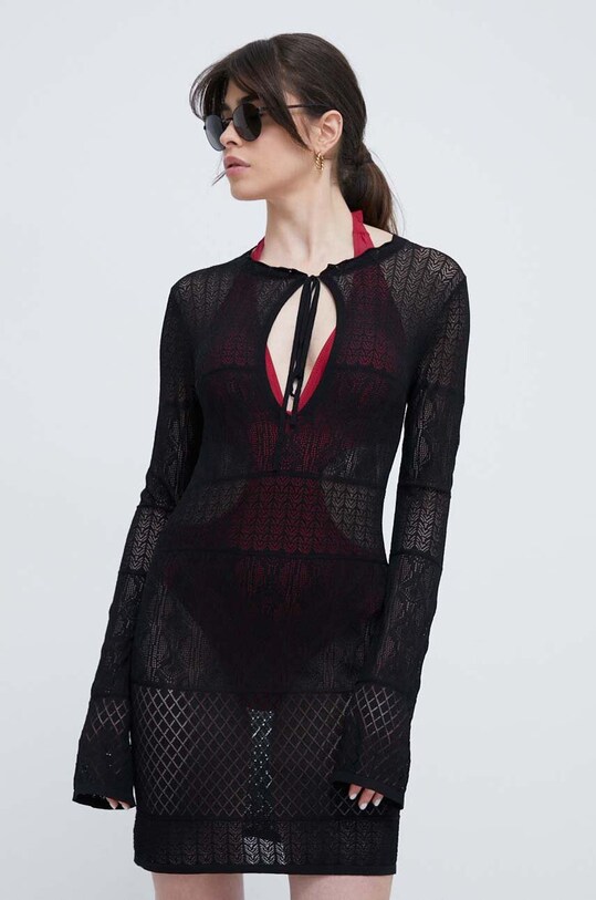 Desigual rochie de plaja negru 24SWMF03