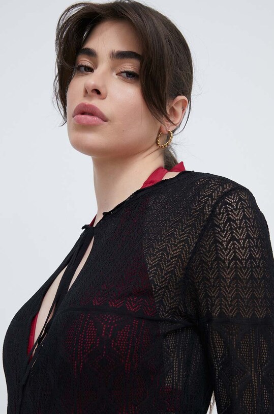 Îmbrăcăminte Desigual rochie de plaja 24SWMF03 negru