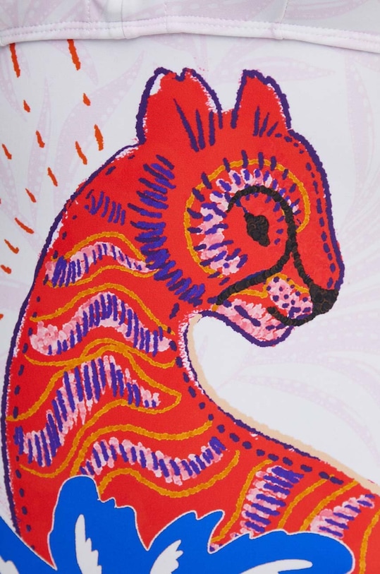 Слитный купальник Desigual белый 24SWMK01