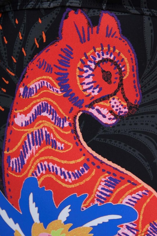 Суцільний купальник Desigual 24SWMK01 чорний