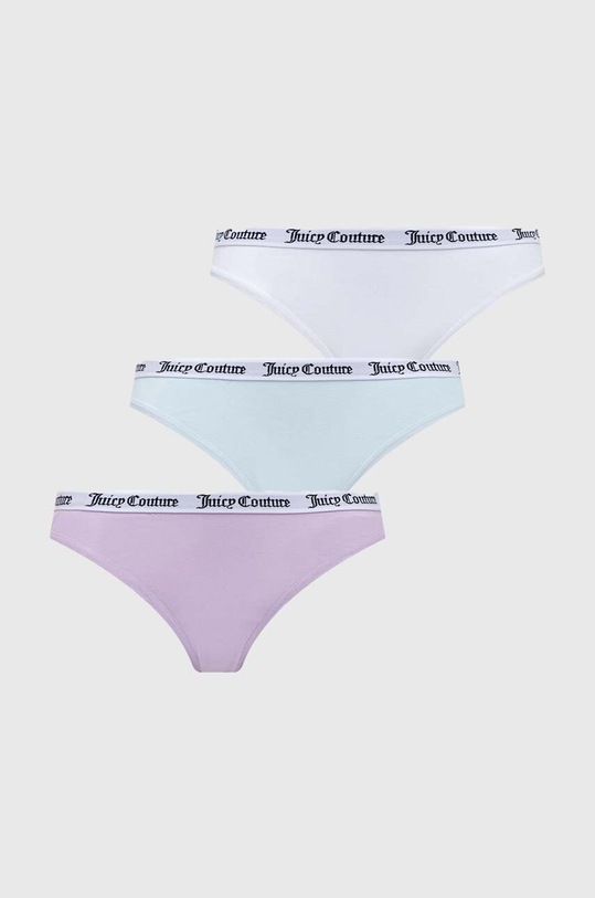 Juicy Couture stringi 3-pack dzianina multicolor JCLTH224519.615