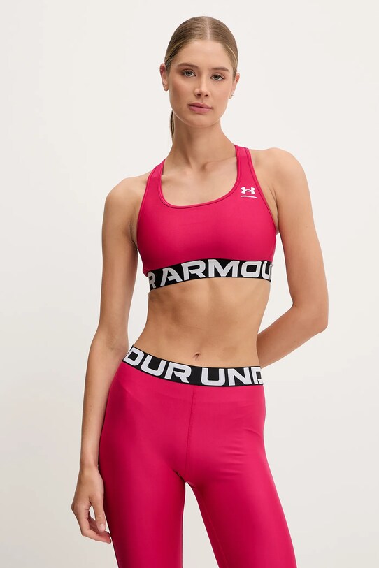 Športová podprsenka Under Armour HG Authentics ružová 1383544