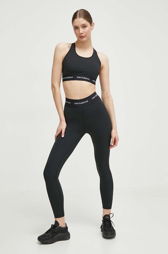 Športová podprsenka New Balance Sleek WB41048BK čierna SS24