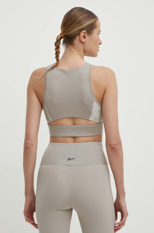 Odzież Reebok biustonosz sportowy 100076048 beżowy