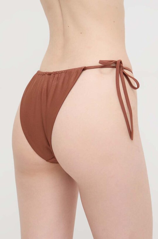 Μαγιό σλιπ μπικίνι Karl Lagerfeld 241W2210 καφέ SS24