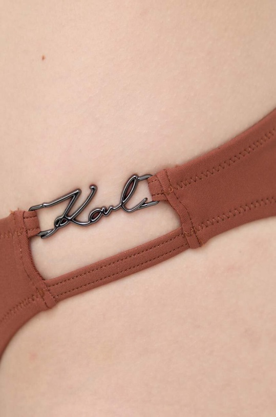 Plavkové kalhotky Karl Lagerfeld hnědá 241W2212