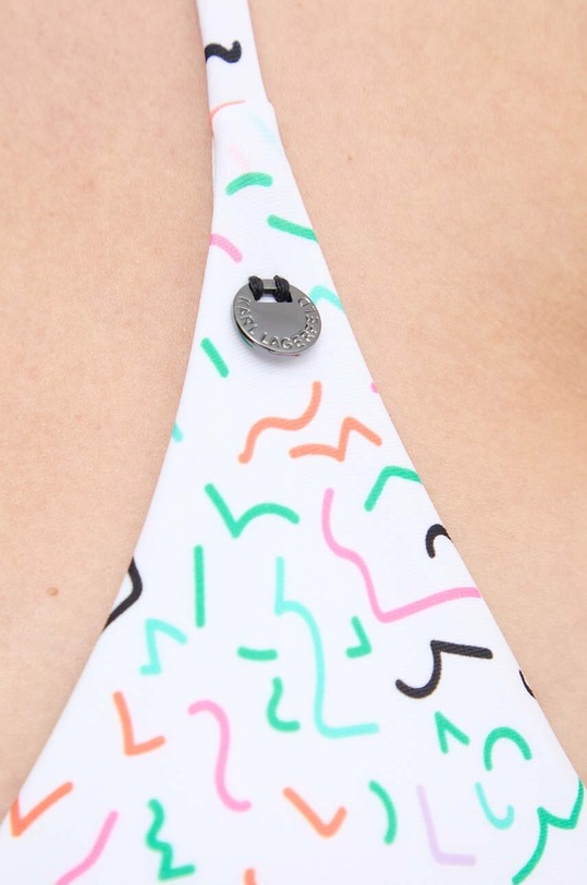 Karl Lagerfeld biustonosz kąpielowy biały 241W2215