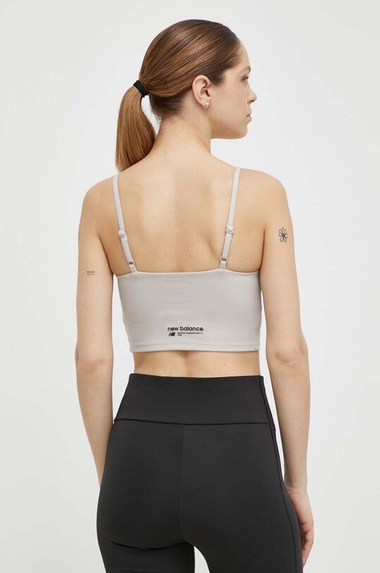 Îmbrăcăminte New Balance sutien sport Harmony WB41030MNK gri