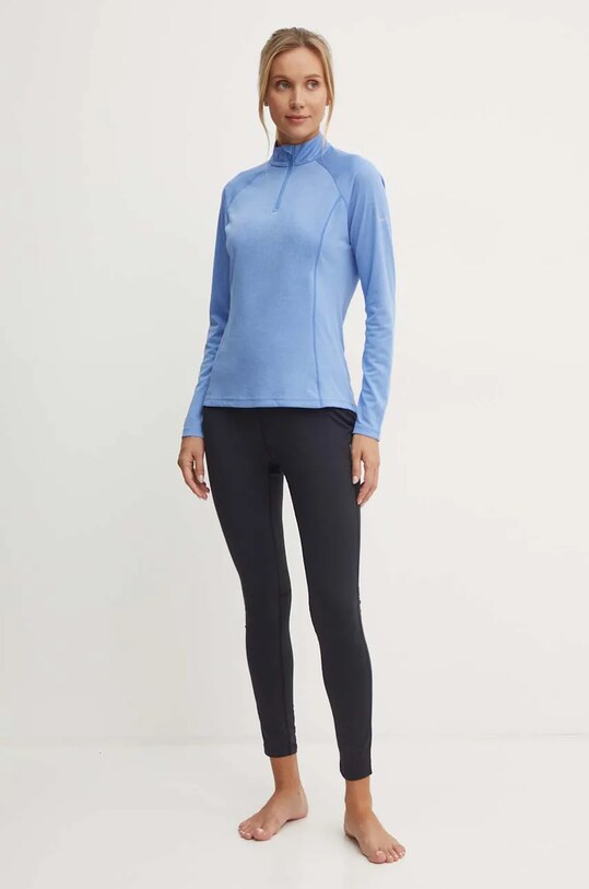 Funkční triko s dlouhým rukávem Montane Dart Zip FDRZI17 modrá AW24