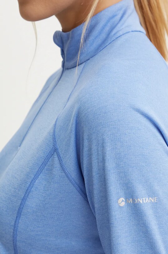 Funkční triko s dlouhým rukávem Montane Dart Zip FDRZI17 modrá