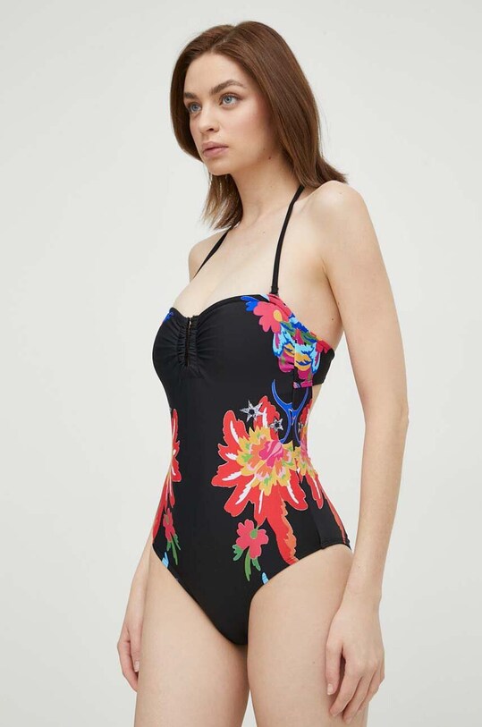 Суцільний купальник Desigual 24SWMKX0 чорний SS24