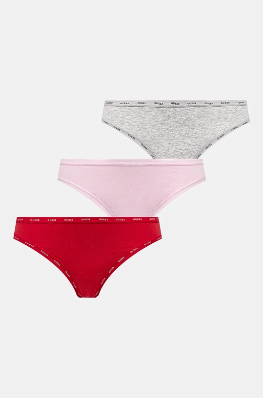 Tanga Guess 3-pack červená O4GG13.K6YW1