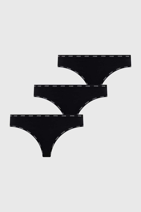 Guess stringi 3-pack dzianina czarny O4GG13.K6YW1