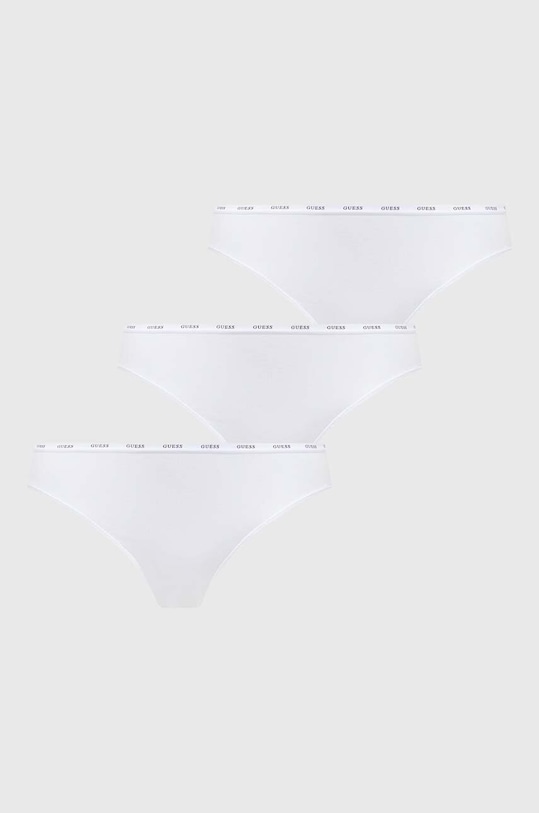 Gaćice Guess 3-pack pletivo bijela O4GG15.K6YW1