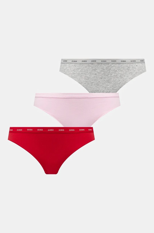 Труси Guess 3-pack трикотаж червоний O4GG15.K6YW1