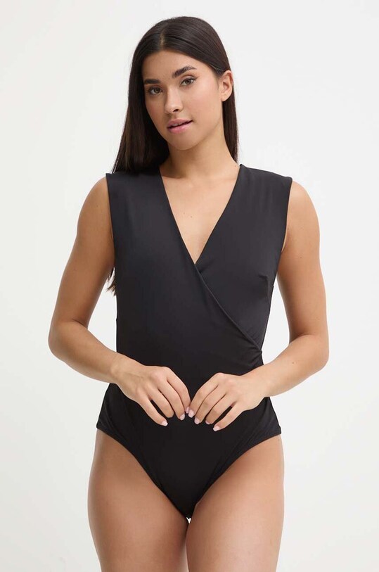 By Malene Birger jednoczęściowy strój kąpielowy miękka czarny Q72317002