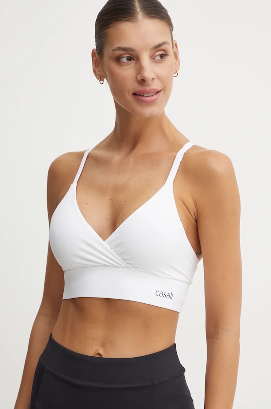 Športová podprsenka Casall Wrap biela 22982
