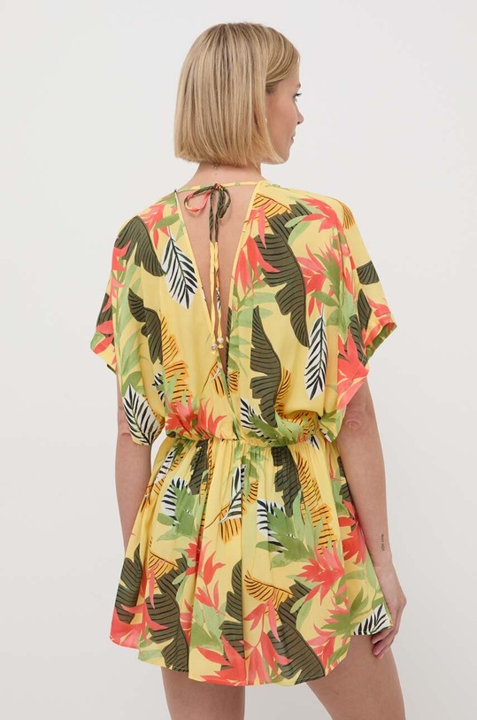 Îmbrăcăminte Desigual esarfa de plaja TROPICAL PARTY 24SWMW23 galben