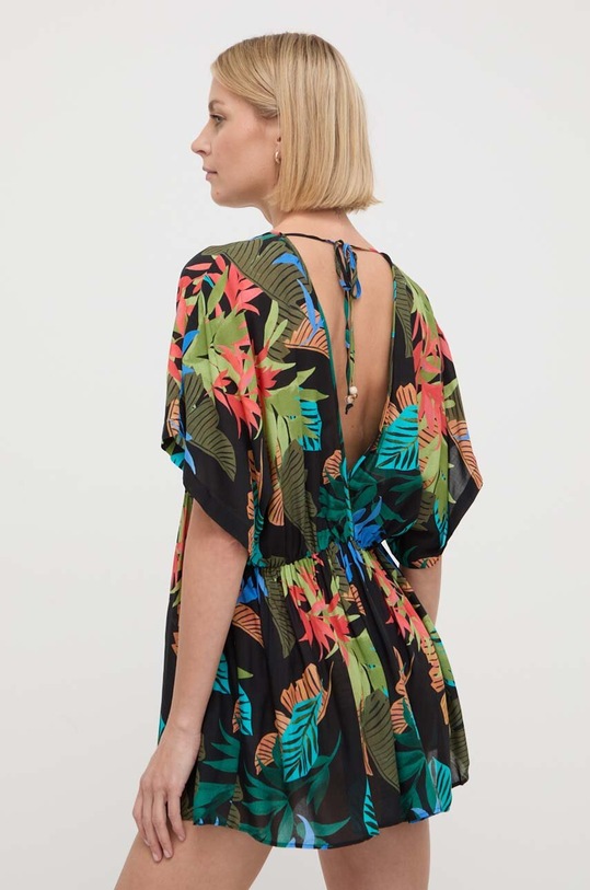 Odzież Desigual narzutka plażowa TROPICAL PARTY 24SWMW23 czarny