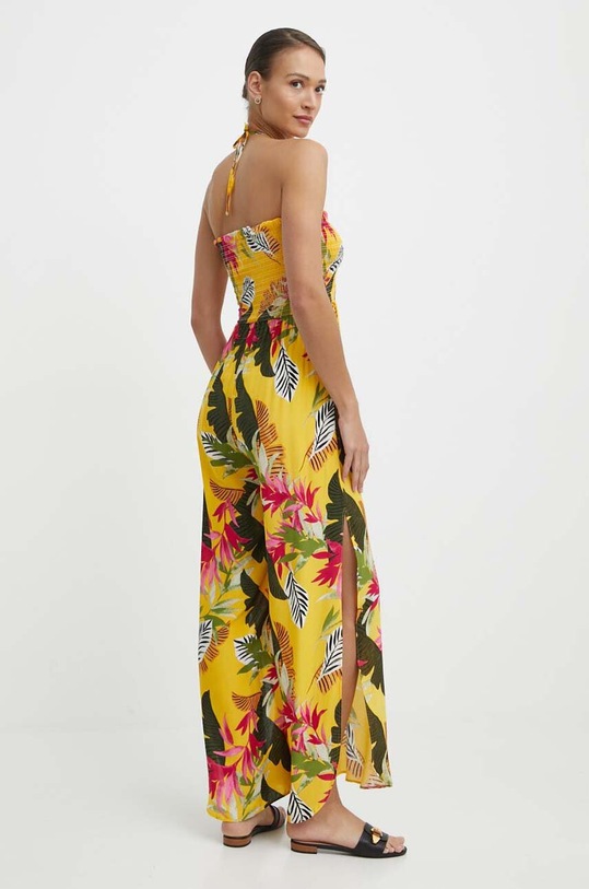Desigual combinezon plaja TROPICAL Planet friendly galben 24SWMW22