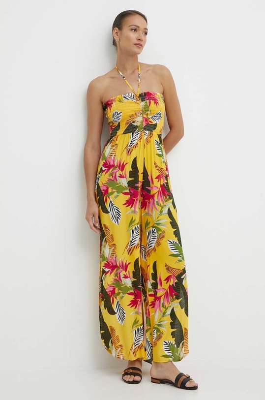 Desigual combinezon plaja TROPICAL 24SWMW22 galben SS24