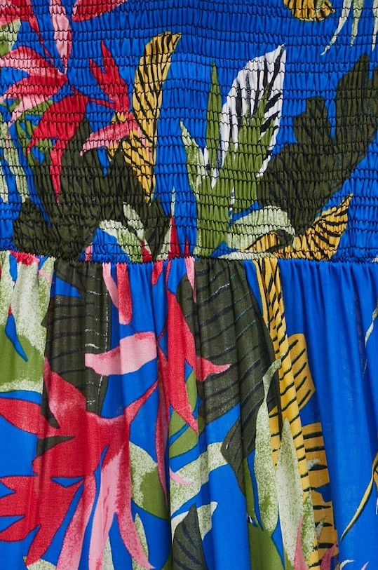 Plážový overal Desigual TROPICAL 24SWMW22 modrá