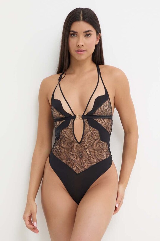 Боди Chantelle кружево чёрный C05F90