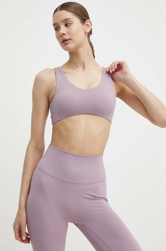 Podprsenka na jogu JOYINME Embody ružová Stanik.Embody