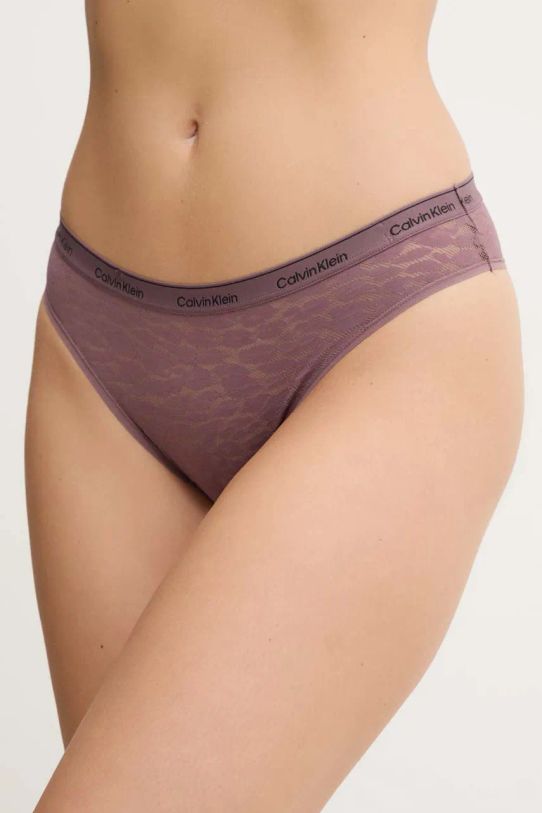 Calvin Klein Underwear brazyliany dzianina czerwony 000QD5233E