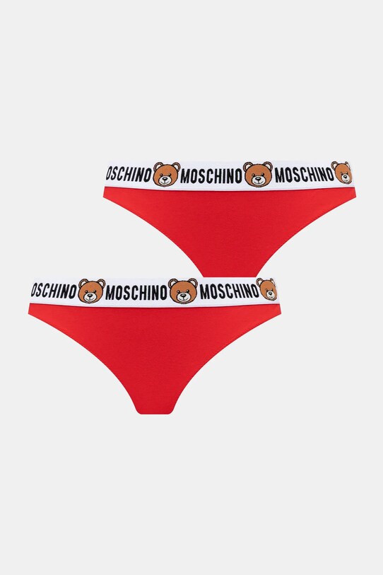 Moschino Underwear stringi 2-pack czerwony 1385.4402