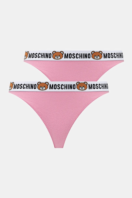 Tanga Moschino Underwear 2-pack tanga růžová 1385.4402