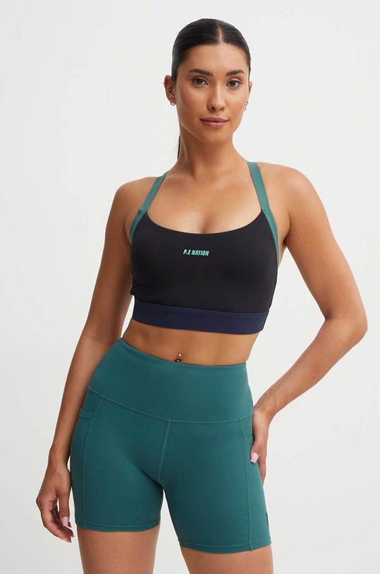 Sportovní podprsenka P.E Nation Takeover černá 242C086