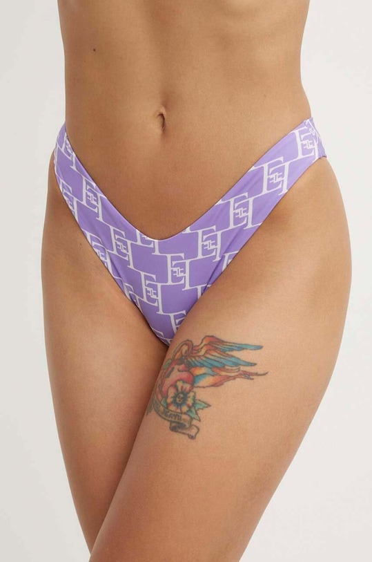 Elisabetta Franchi costum de baie din două piese violet CS56N41E2.NORBLIN