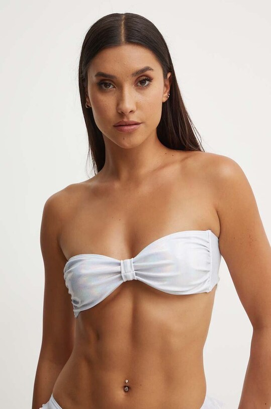 Drivemebikini costum de baie din două piese Amore Bikini argintiu 2024.DRV.037.HOL