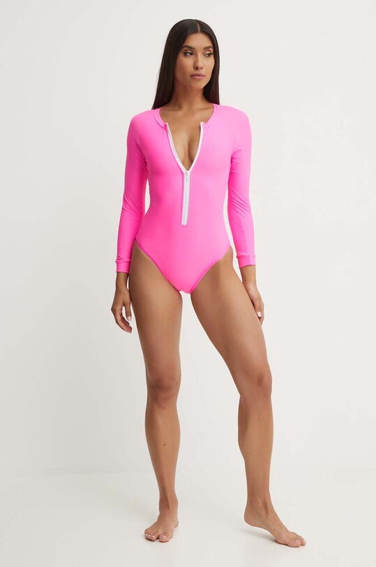 Drivemebikini jednoczęściowy strój kąpielowy 1980 Onepiece 2024.DRV.035.FP różowy SS24