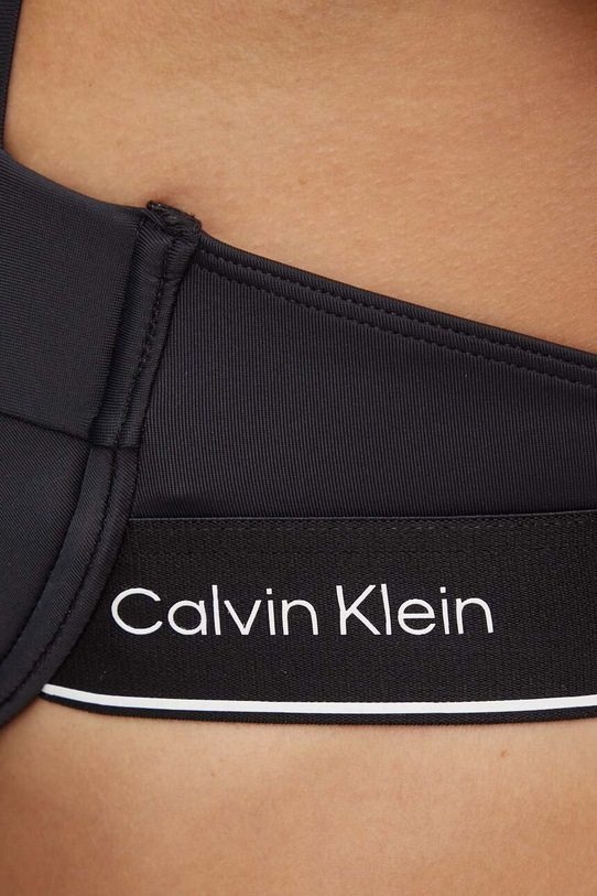 Plavková podprsenka Calvin Klein čierna KW0KW02427
